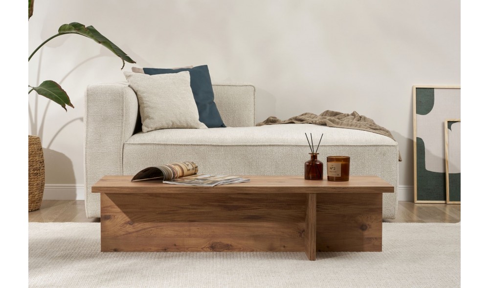 Masuta de cafea, Harbor - Atlantic Pine, 120 x 30 x 45 cm