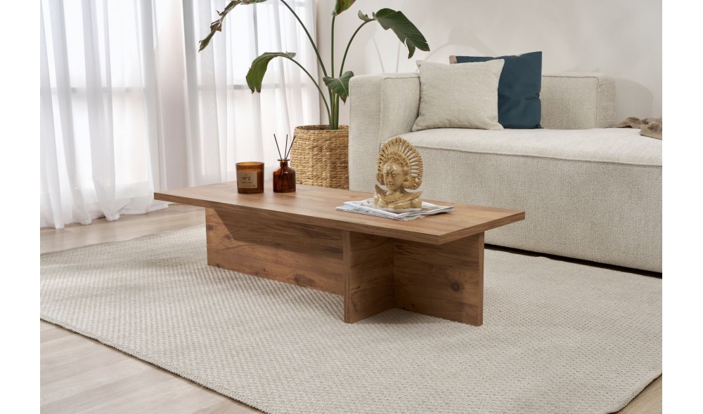 Masuta de cafea, Harbor - Atlantic Pine, 120 x 30 x 45 cm