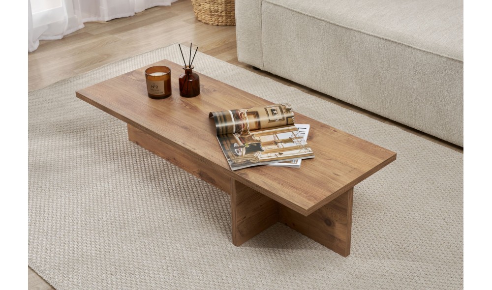 Masuta de cafea, Harbor - Atlantic Pine, 120 x 30 x 45 cm