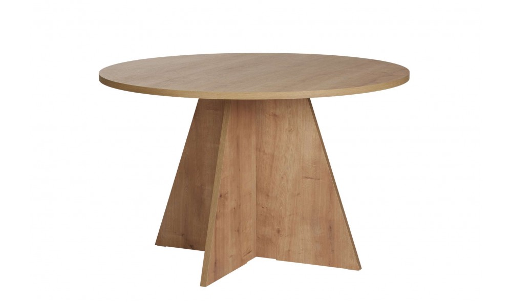 Masa de sufragerie, Virella - Sapphire Oak, 120 x 75 x 120 cm