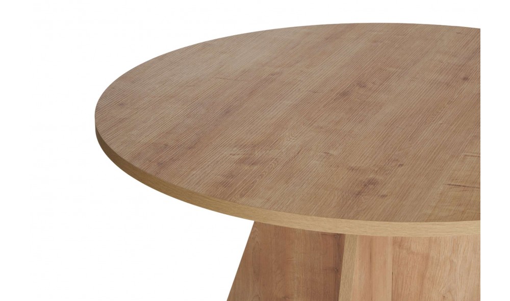 Masa de sufragerie, Virella - Sapphire Oak, 120 x 75 x 120 cm