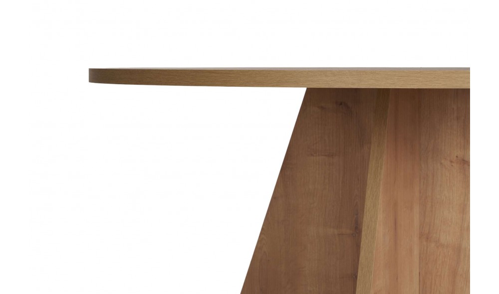 Masa de sufragerie, Virella - Sapphire Oak, 120 x 75 x 120 cm