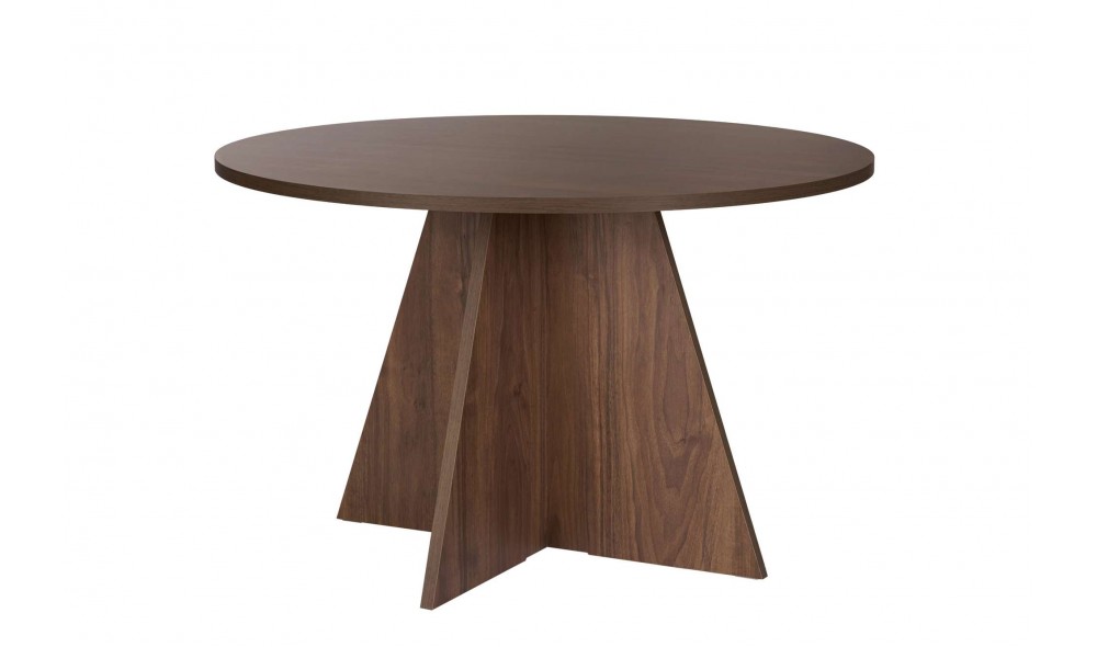 Masa de sufragerie, Virella - Venezia Walnut, 120 x 75 x 120 cm