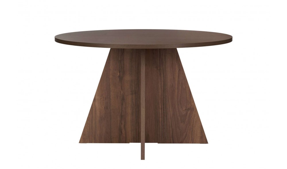 Masa de sufragerie, Virella - Venezia Walnut, 120 x 75 x 120 cm