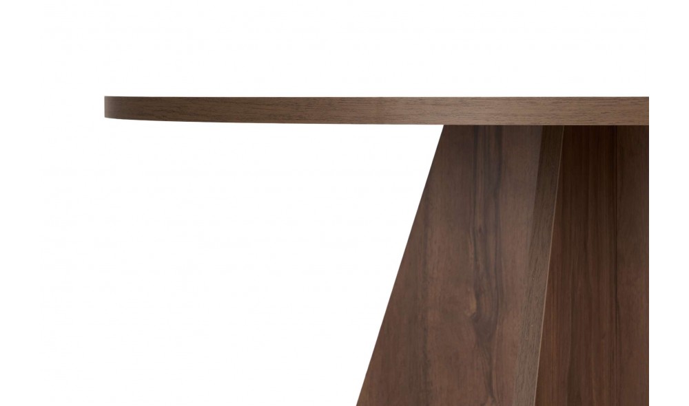 Masa de sufragerie, Virella - Venezia Walnut, 120 x 75 x 120 cm