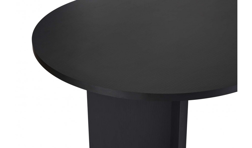 Masa de sufragerie, Sabella - Wood Black, 200 x 75 x 90 cm