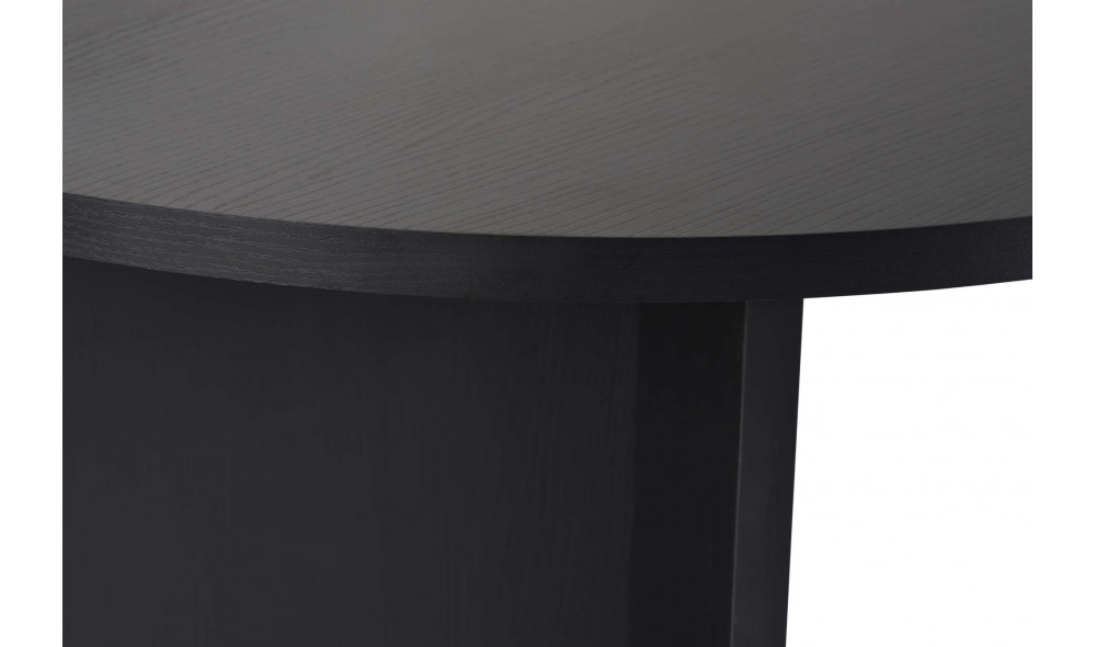 Masa de sufragerie, Sabella - Wood Black, 200 x 75 x 90 cm