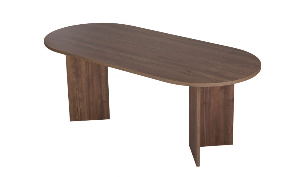 Masa de sufragerie, Sabella - Venezia Walnut, 200 x 75 x 90 cm