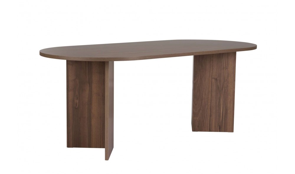 Masa de sufragerie, Sabella - Venezia Walnut, 200 x 75 x 90 cm