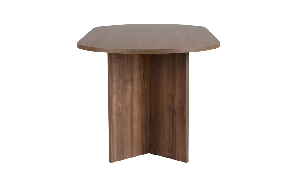 Masa de sufragerie, Sabella - Venezia Walnut, 200 x 75 x 90 cm