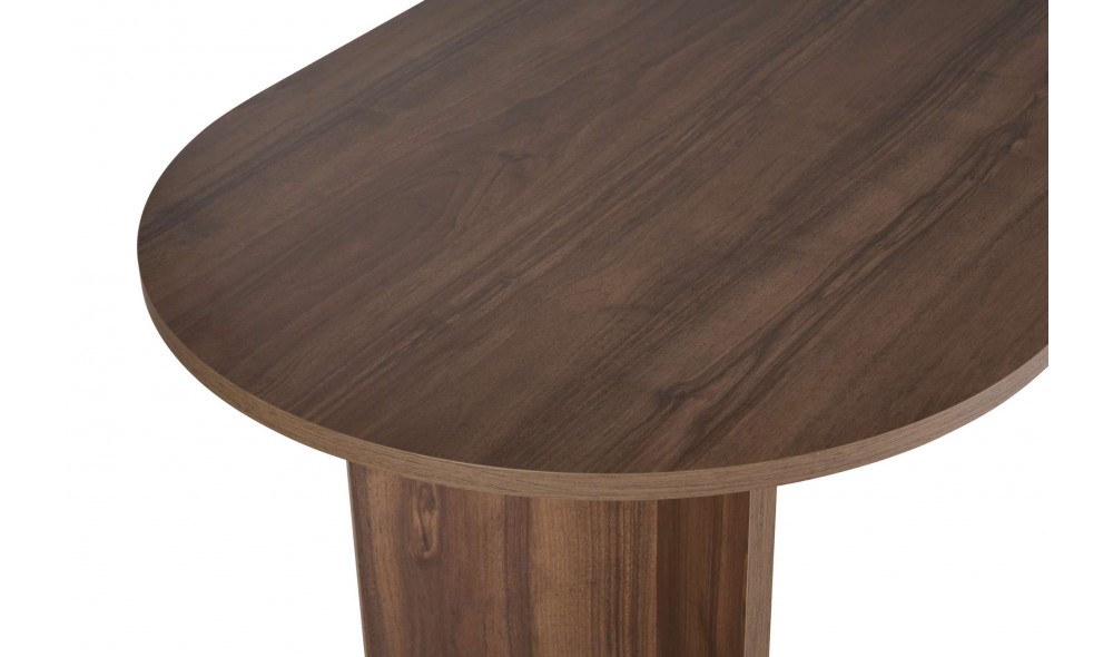 Masa de sufragerie, Sabella - Venezia Walnut, 200 x 75 x 90 cm