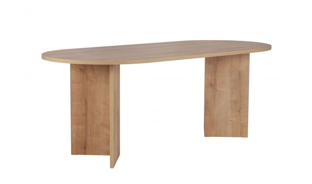 Masa de sufragerie, Sabella - Sapphire Oak, 200 x 75 x 90 cm