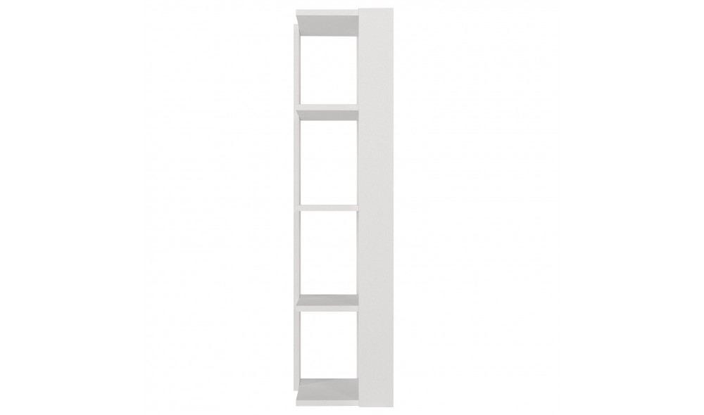 Raft pentru carti, Venita, Alb, 31 x 120 x 33 cm