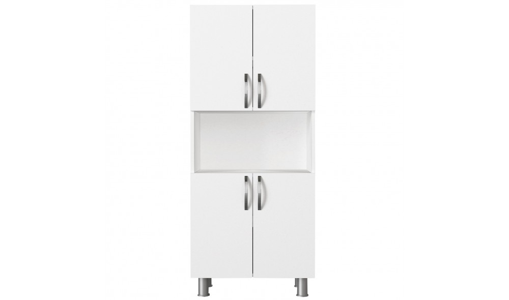 Dulap de baie, William, Alb, 60 x 140 x 30 cm