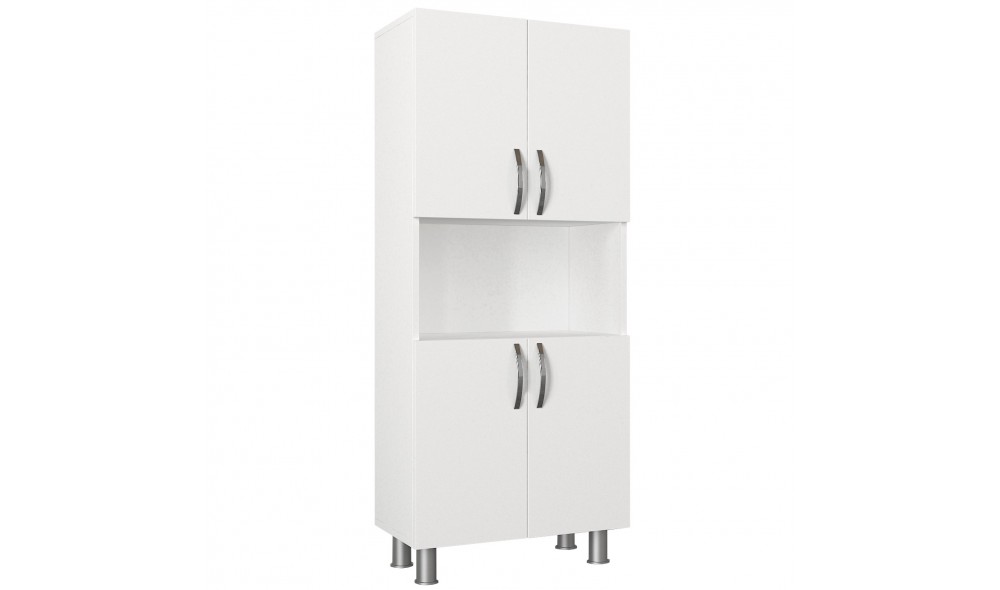 Dulap de baie, William, Alb, 60 x 140 x 30 cm