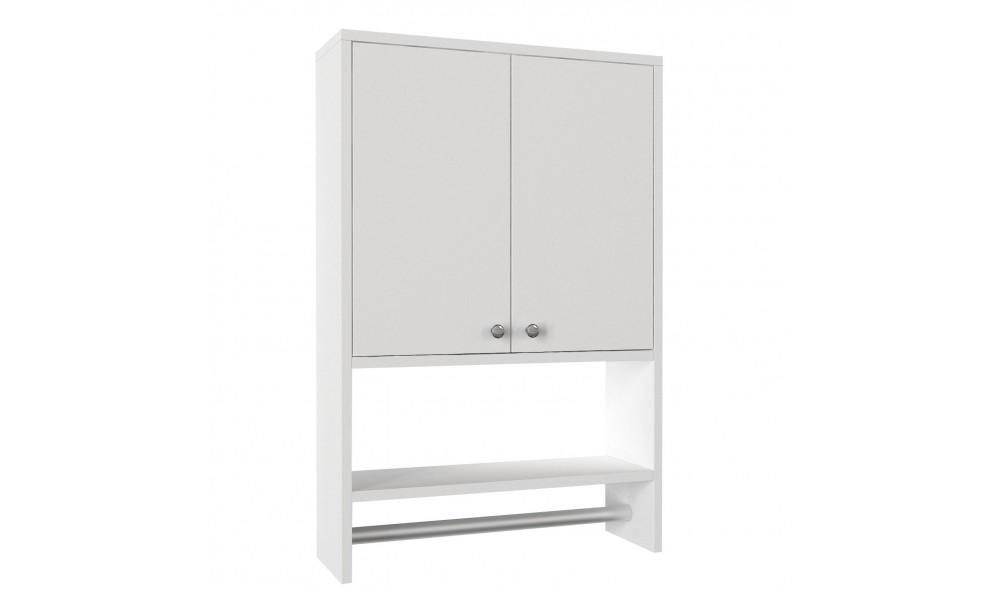 Dulap de baie, Vira, Alb, 59 x 90 x 20 cm