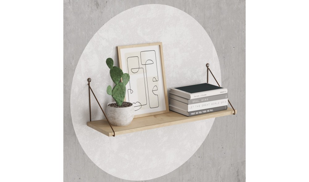 Raft de perete Armoni - Stejar