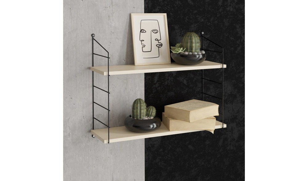 Raft de perete Armoni 2'li - Mesteacan