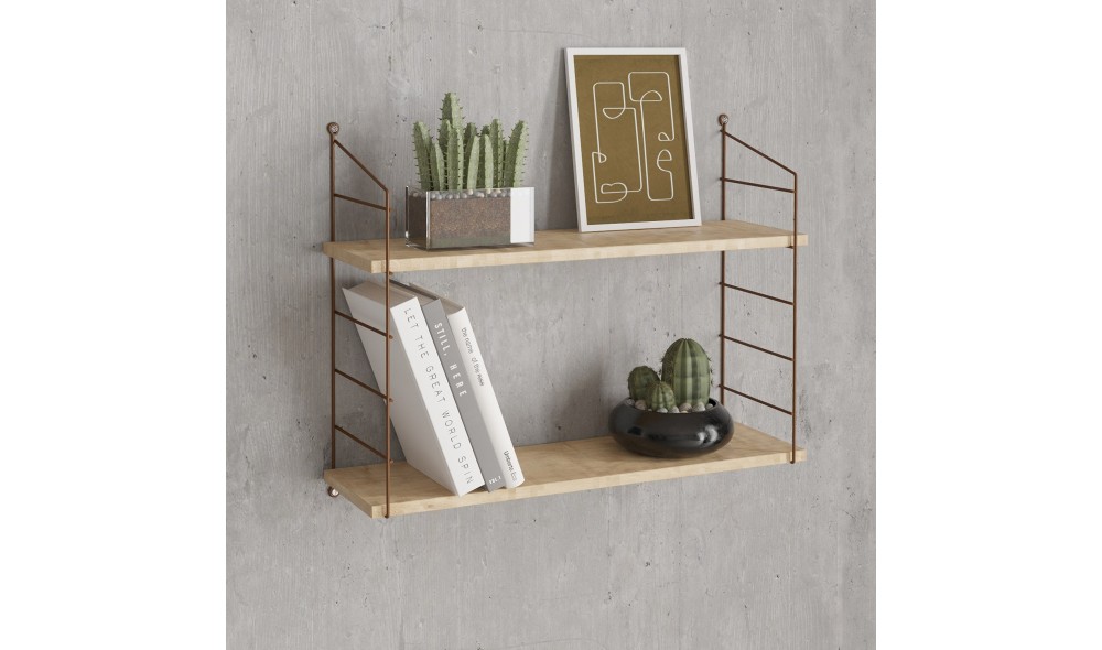 Raft de perete Armoni 2'li - Stejar