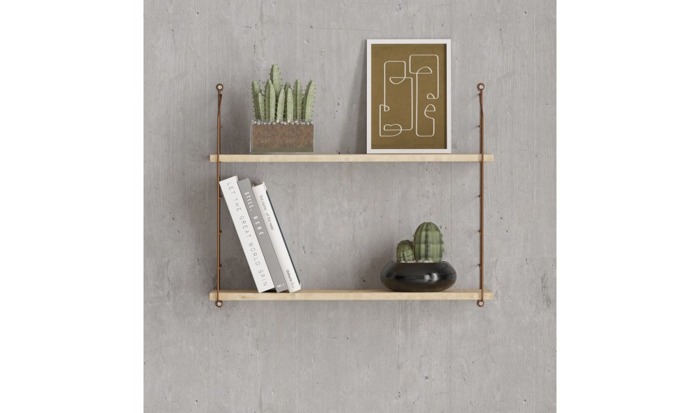 Raft de perete Armoni 2'li - Stejar