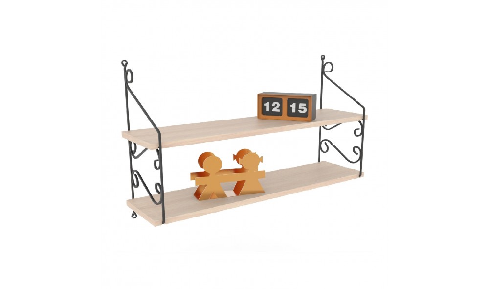 Raft de perete Seramoni 2'li - Mesteacan