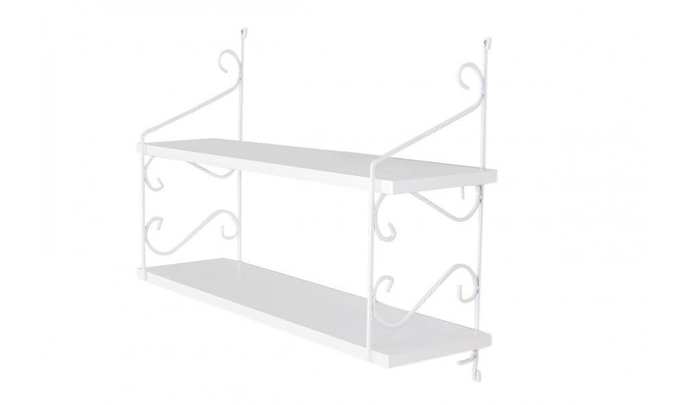 Raft de perete, Seramoni, Alb, 72 x 51 x 20 cm