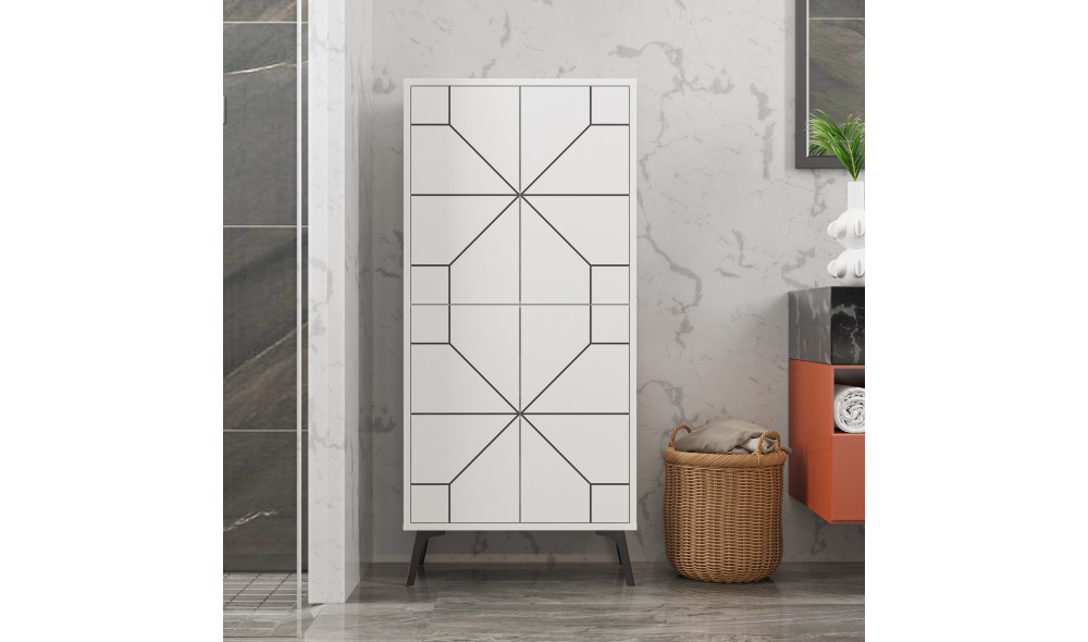 Comoda multifunctional Duna - Alb 62 x 136 x 35 cm