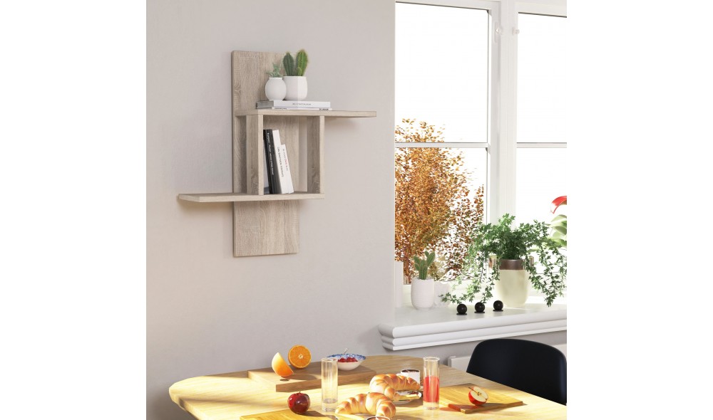 Raft de perete Moara - Stejar Sonoma 64 x 70 x 15 cm