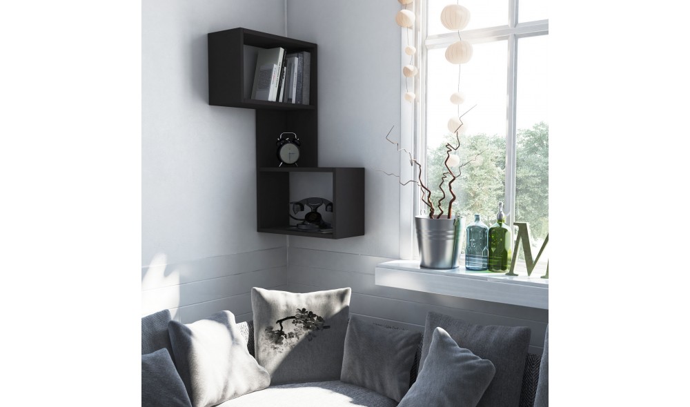 Raft de perete Partea - Antracit 47 x 85 x 20 cm