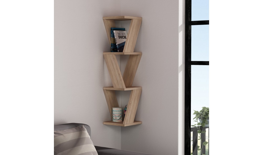 Raft de perete Zena - Stejar 22 x 85 x 22 cm