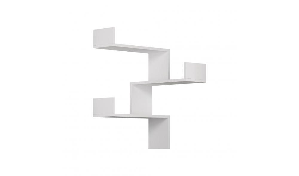 Raft de perete Luksa - Alb 60 x 90 x 60 cm