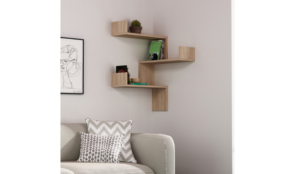 Raft de perete Luksa - Stejar 60 x 90 x 60 cm