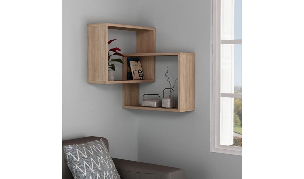 Raft de perete Inel - Stejar Sonoma 68 x 68 x 60 cm