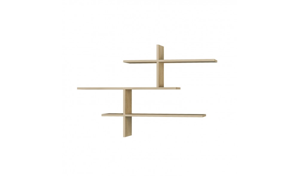 Raft de perete Leu - Stejar 123 x 80 x 22 cm