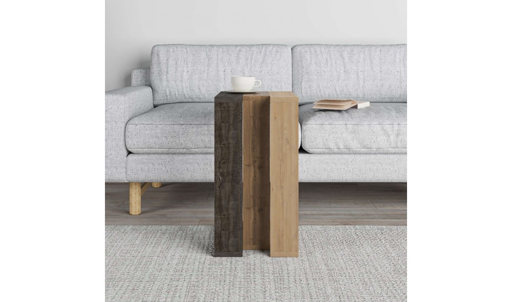 Masa laterala, Muju, Cafea neagraHititStejar safir, 30 x 57 x 40 cm