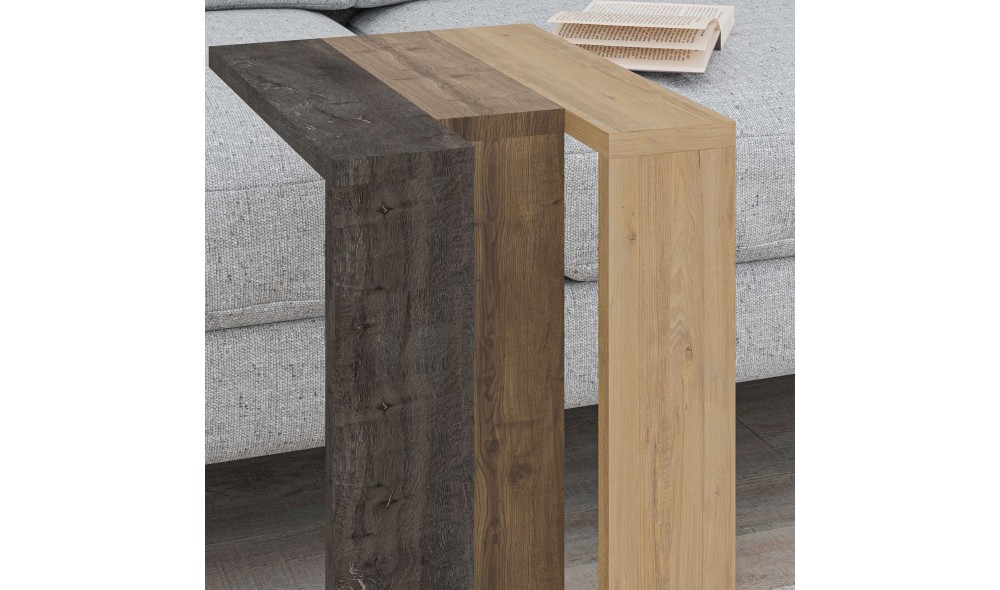 Masa laterala, Muju, Cafea neagraHititStejar safir, 30 x 57 x 40 cm