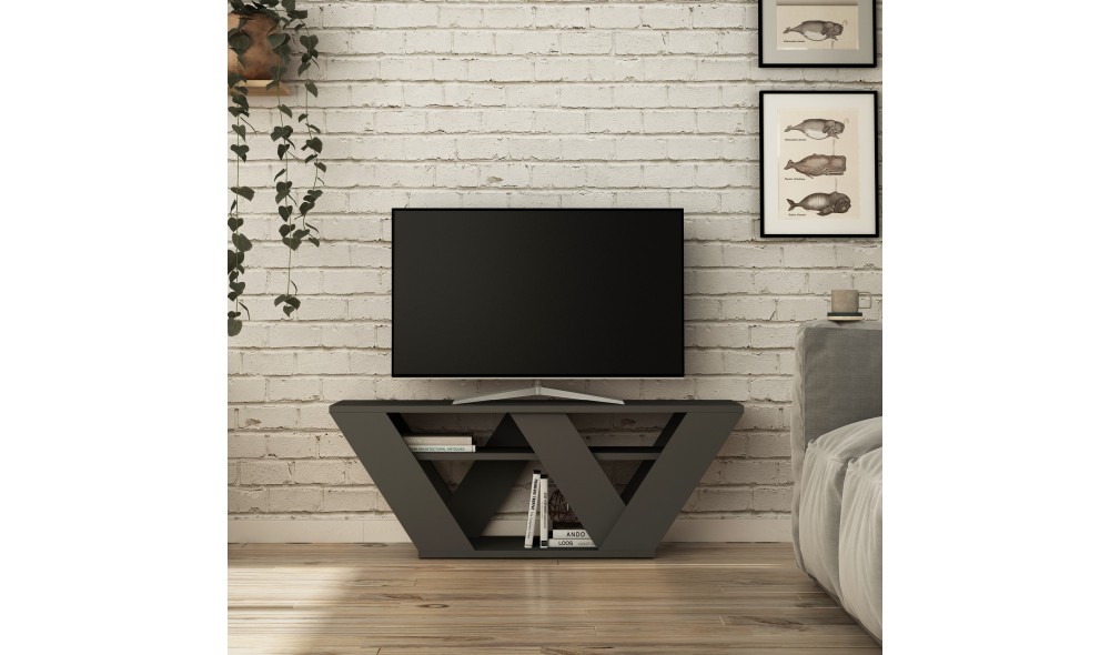 Suport TV Pipralla - Antracit 110 x 40 x 30 cm