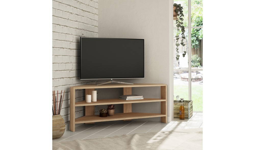 Suport TV Thales Corner - Stejar 114 x 45 x 36 cm