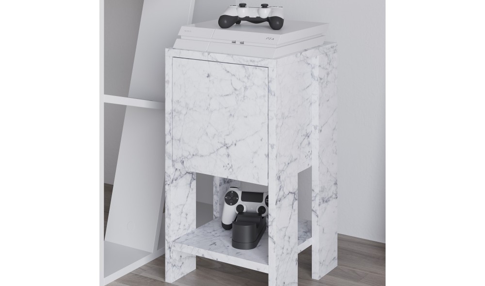 Noptiera, Ema, Marmura de Carrara, 30 x 55 x 30 cm