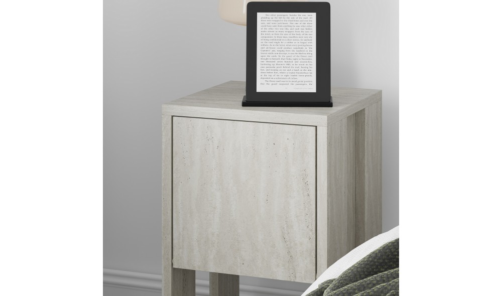 Noptiera, Ema, Travertin, 30 x 55 x 30 cm