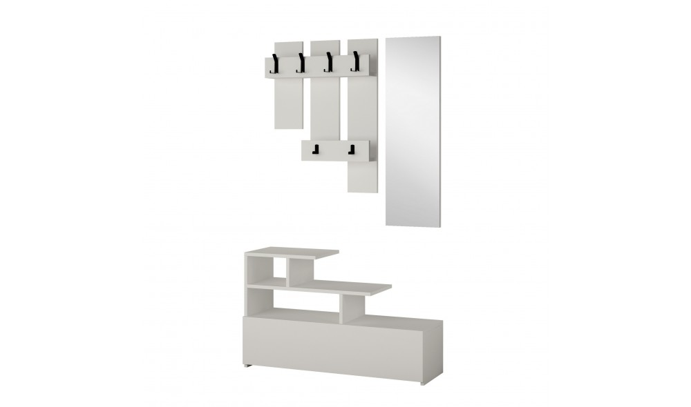 Sala Stand Vesty - alb, alb 100 x 61 x 30 cm