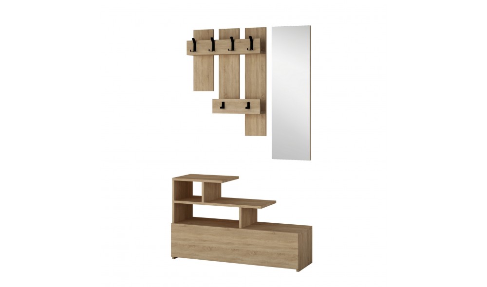 Sala Stand Vesty - Stejar, Stejar 100 x 61 x 30 cm