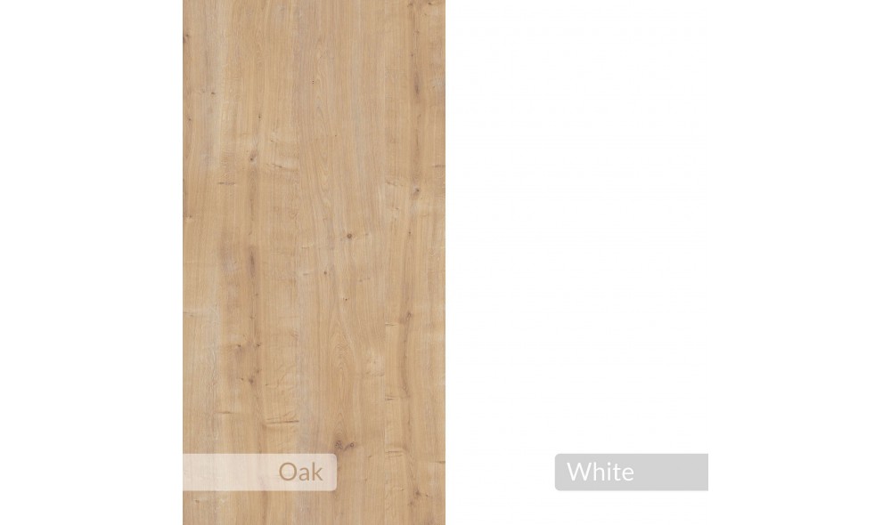 Noptiera, Ema, Stejar safirAlb, 30 x 55 x 30 cm