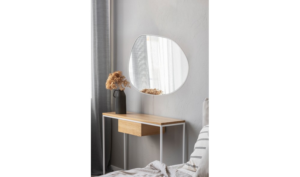 Oglinda cu Iluminare Led, Piago, Alb, 60 x 46 x  cm