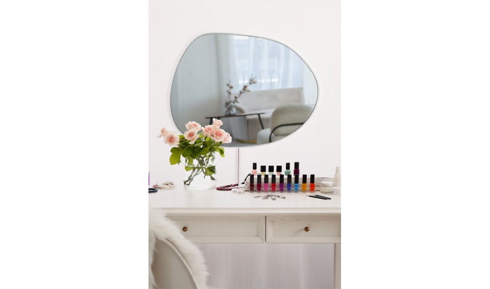 Oglinda cu Iluminare Led, Piago, Alb, 60 x 46 x  cm