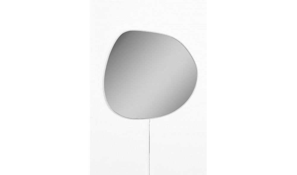 Oglinda cu Iluminare Led, Piago, Alb, 60 x 46 x  cm