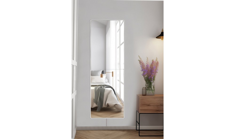 Oglinda cu Iluminare Led, Rectangular, Alb, 40 x 120 x  cm