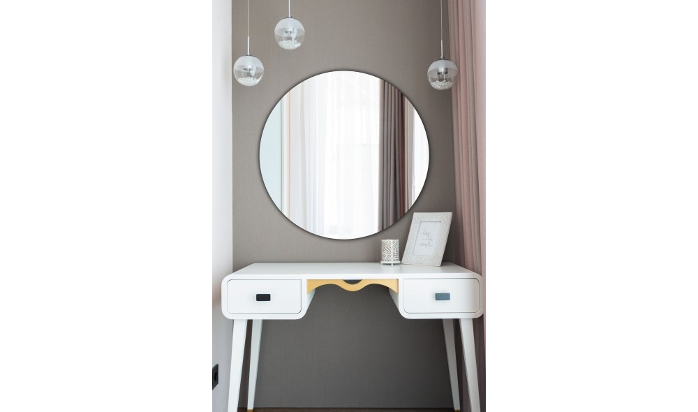 Oglinda, Round 40, Argint, 40 x 40 x  cm