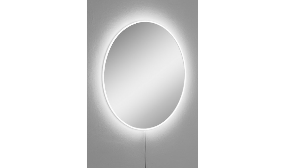 Oglinda cu Iluminare Led, Round 60, Alb, 60 x 60 x  cm