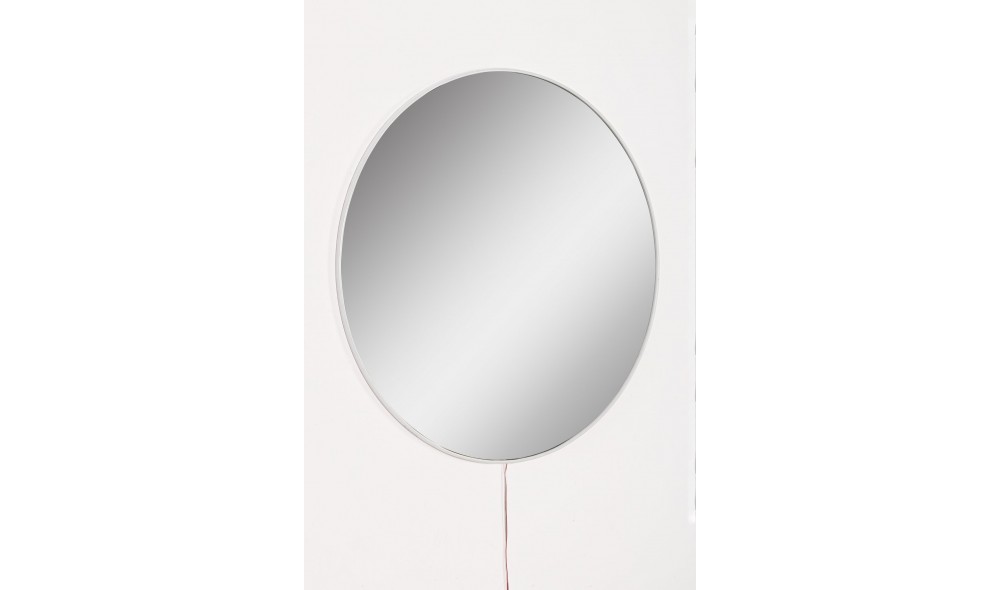 Oglinda cu Iluminare Led, Round 60, Alb, 60 x 60 x  cm